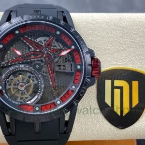 NEW Factory Roger Dubuis Excalibur RDDBEX0479 45mm Titanium Rubber Strap Skeletonized Dial 5 Clean Factory Watch