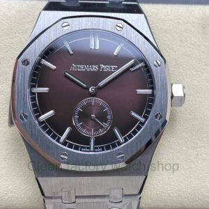 TW Factory Audemars Piguet Royal Oak 26591IP.OO .1252IP 42mm Full Steel Black Red Dial 8 Clean Factory Watch