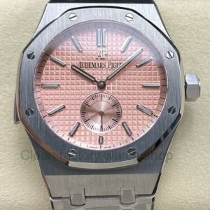 TW Factory Audemars Piguet Royal Oak 26591TI.OO .1252TI.02 42mm Full Steel Pink Dial 4 Clean Factory Watch