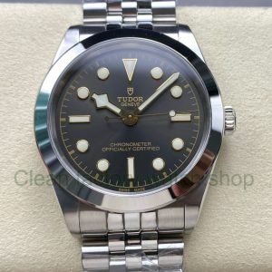 KRF Factory Tudor Black Bay M79660 0001 39mm Full Steel Grey Black Dial 1 Clean Factory Watch