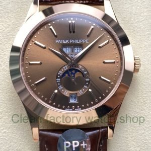 PP Factory Patek Philippe Annual Calendar 53961R 001 Rose Gold Brown Dial 1 Clean Factory Watch