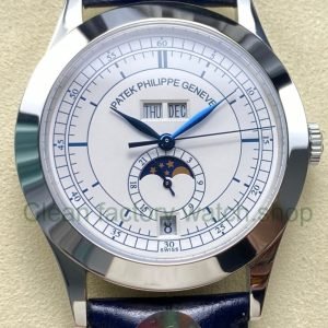 PP Factory Patek Philippe Annual Calendar 5396G 001 White Gold Silver Dial 3 Clean Factory Watch