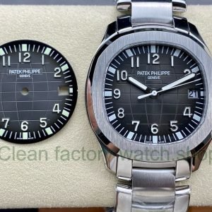 Patek Philippe Modified And Customized Aquanaut 51671A 001 Black Dial 13 Clean Factory Watch