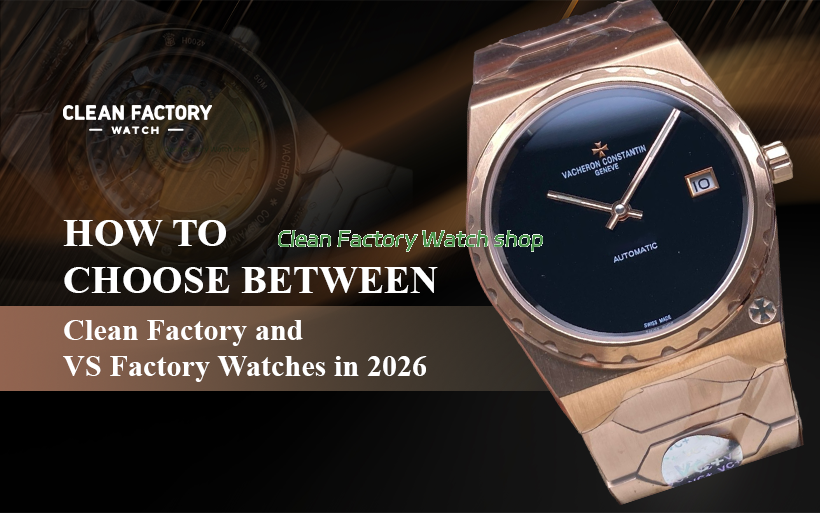How to Choose Between Clean Factory and VS Factory Watches in 2026